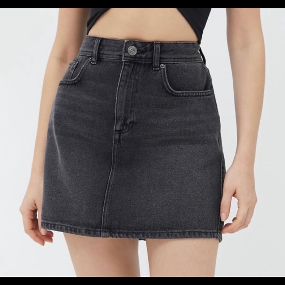 XS Black Urban Outfitters Jean Skirt
